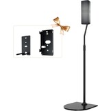In hoogte verstelbare standaard voor Bose luidsprekerstandaard, met Slideconnect houder, voor Bose Surround luidsprekers, Surround 700, OmniJewel Lifestyle 650, CineMate GS Serie II, voor OmniJewel
