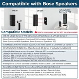 In hoogte verstelbare standaard voor Bose luidsprekerstandaard, met Slideconnect houder, voor Bose Surround luidsprekers, Surround 700, OmniJewel Lifestyle 650, CineMate GS Serie II, voor OmniJewel