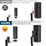 In hoogte verstelbare standaard voor Bose luidsprekerstandaard, met Slideconnect houder, voor Bose Surround luidsprekers, Surround 700, OmniJewel Lifestyle 650, CineMate GS Serie II, voor OmniJewel