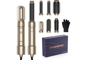 6-in-1 Haarstyler met Volume, Drogen en Krullen - 1000W