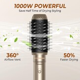 6-in-1 Haarstyler: Volume, Drogen, Gladmaken, Krullen | 1000W
