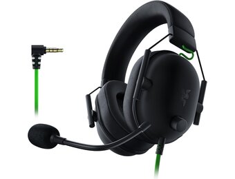 Razer BlackShark V2 X - Bedrade Esports Headset voor meerdere platforms (Triforce 50 mm drivers, geavanceerde passieve ruisonderdrukking, 7.1 surround sound, hyperheldere cardioïde microfoon) Zwart