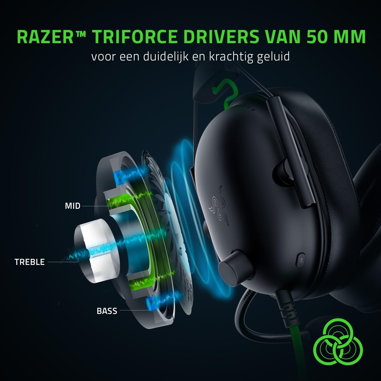 Gaming Headset 57% Korting: Esports, 7.1 Surround, Zwart