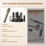 6-in-1 Haarstyler: Volume, Drogen, Gladmaken, Krullen | 1000W