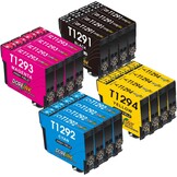 T1295 Multipack Replacement for Epson T1291 T1292 T1293 T1294 Printer Cartridges Compatible with Epson Stylus SX435W SX235W SX420W SX230 SX425W SX445W SX440W Epson Stylus Office BX535wd (16