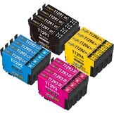 T1295 Multipack Replacement for Epson T1291 T1292 T1293 T1294 Printer Cartridges Compatible with Epson Stylus SX435W SX235W SX420W SX230 SX425W SX445W SX440W Epson Stylus Office BX535wd (16