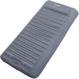 Oosterse mat campingmatras, 14 cm, ultralichte slaapmat, opblaasbare kleine verpakkingsgrootte, opblaasbaar voetluchtmatras buiten met voetpomp