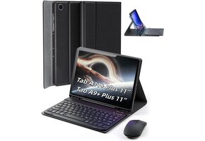 Hoes voor Samsung Galaxy Tab A9+ Plus (2023) met QWERTZ toetsenbord & muis (28% korting)