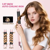 Roze Ronde Heteluchtborstel voor Haarstyling - 57% Korting