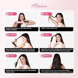Roze Ronde Heteluchtborstel voor Haarstyling - 57% Korting
