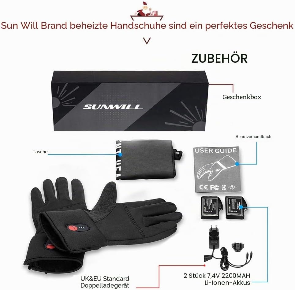 Verwarmde Winterhandschoenen Heren/Dames - XS/S - 58% Korting