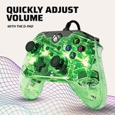 PDP Afterglow LED-gamecontroller met kabel - RGB Hue-kleurverlichting - USB-aansluiting - Audiobediening - Gamepad met dubbele vibratie - Xbox Series X|S, Xbox One, pc