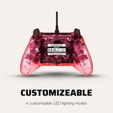 PDP Afterglow LED-gamecontroller met kabel - RGB Hue-kleurverlichting - USB-aansluiting - Audiobediening - Gamepad met dubbele vibratie - Xbox Series X|S, Xbox One, pc