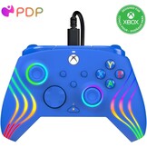 PDP Afterglow LED-gamecontroller met kabel - RGB Hue-kleurverlichting - USB-aansluiting - Audiobediening - Gamepad met dubbele vibratie - Xbox Series X|S, Xbox One, pc