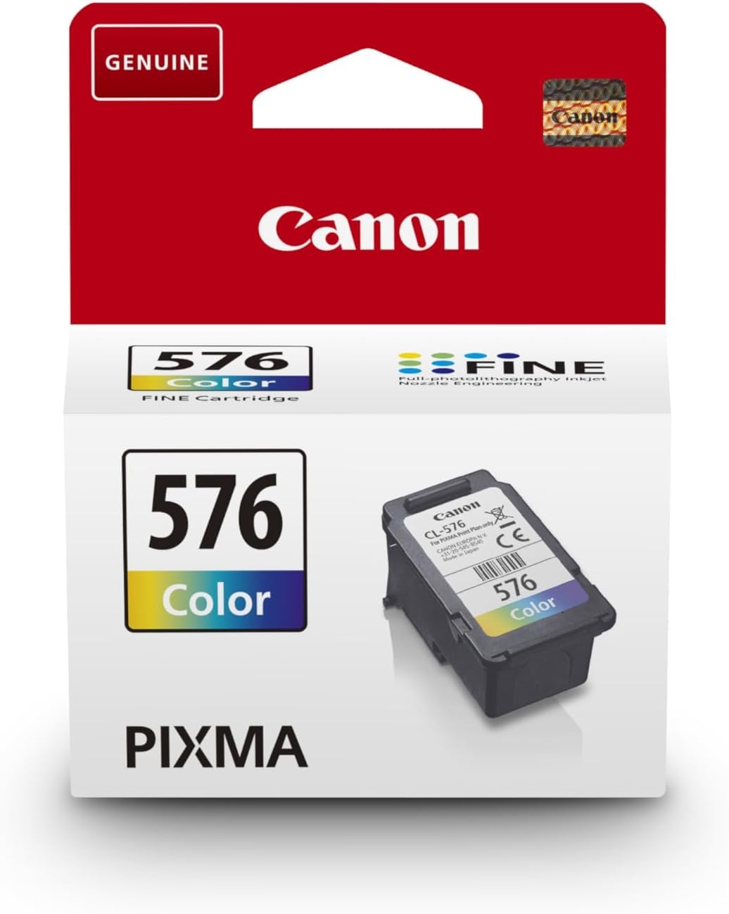 Inkjet Inktcartridge Kleur Canon CL-576 met 57% Korting