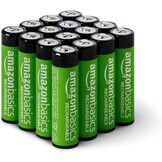 Amazon Basics 8 stuks oplaadbare AA NiMH-batterijen, 2000 mAh, 1000x op te laden, voorgeladen - Maat 8 stuks