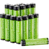 Amazon Basics 8 stuks oplaadbare AA NiMH-batterijen, 2000 mAh, 1000x op te laden, voorgeladen - Maat 8 stuks