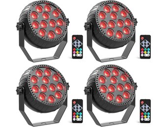 4x Mini RGB LED Projector Feestverlichting, 29% Korting