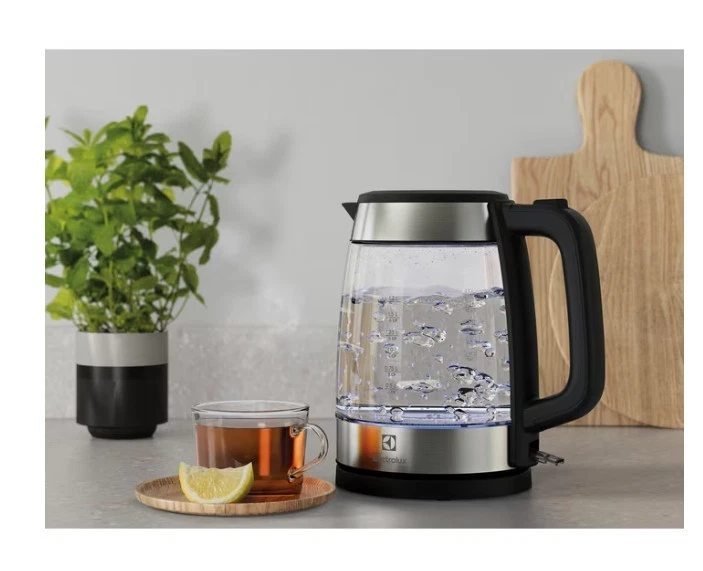 Snoerloze Waterkoker 1,7L Zwart Glas-RVS - 34% Korting!
