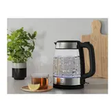 Snoerloze Waterkoker 1,7L Zwart Glas-RVS - 34% Korting!