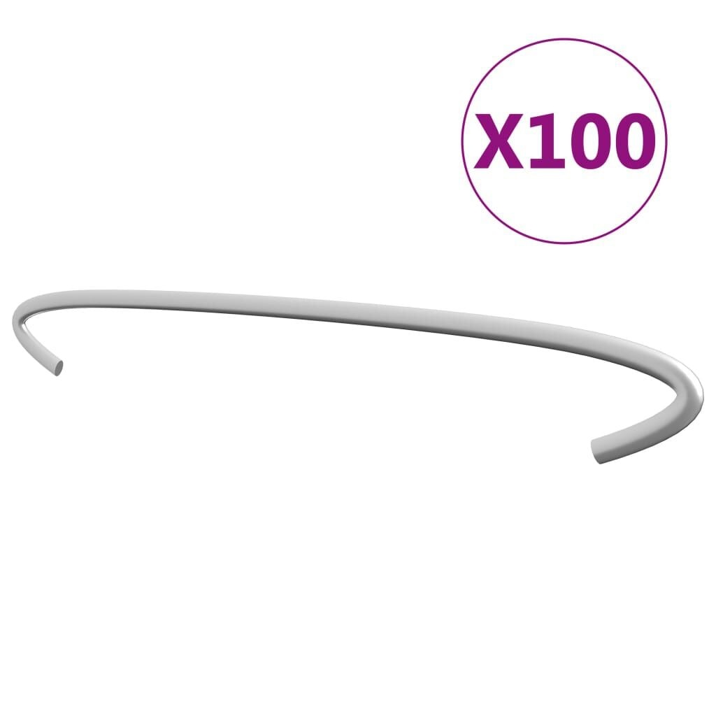 100 Stuks Gabionhaken 30cm Gegalvaniseerd Staal - 33% Korting