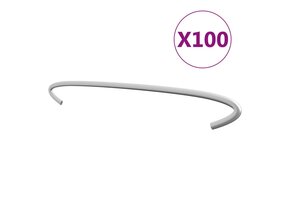 100 Stuks Gabionhaken 30cm Gegalvaniseerd Staal - 33% Korting