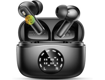 Draadloze Bluetooth 5.4 Oordopjes - 48u Batterij, IP7 Waterdicht