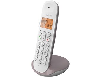 DECT-telefoon Taupe: Gebruiksvriendelijk, Groot Bereik (33% Korting)