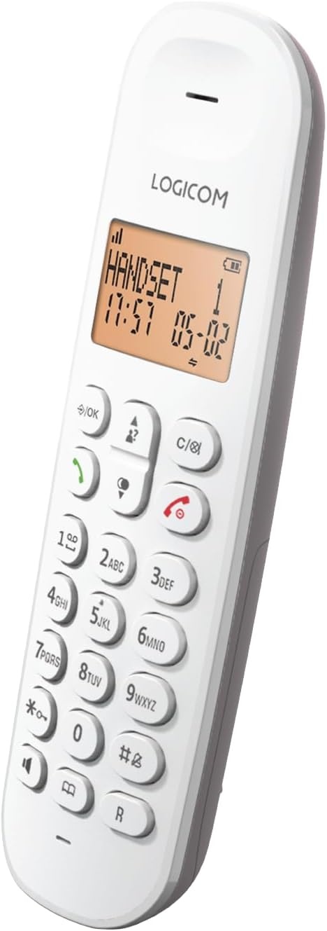 DECT-telefoon Taupe: Gebruiksvriendelijk, Groot Bereik (33% Korting)