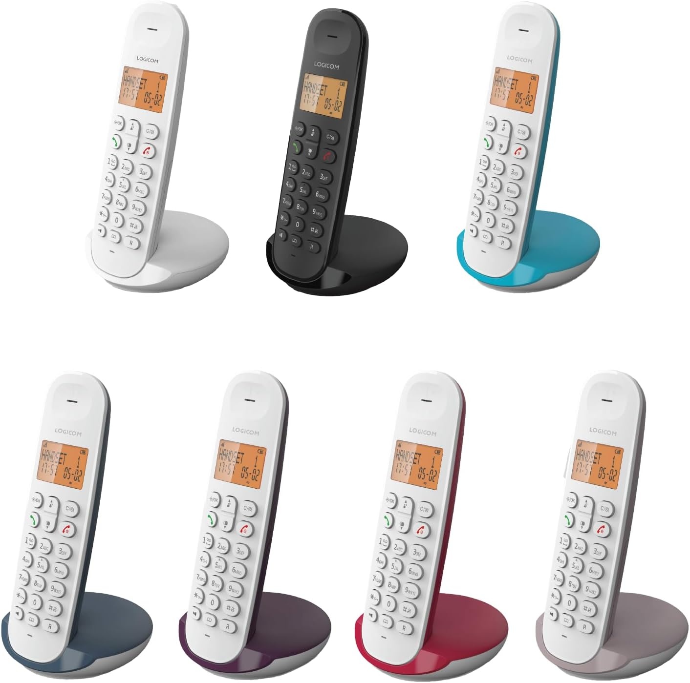 DECT-telefoon Taupe: Gebruiksvriendelijk, Groot Bereik (33% Korting)