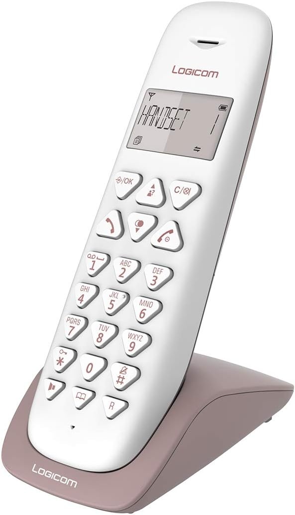 DECT-telefoon Taupe: Gebruiksvriendelijk, Groot Bereik (33% Korting)
