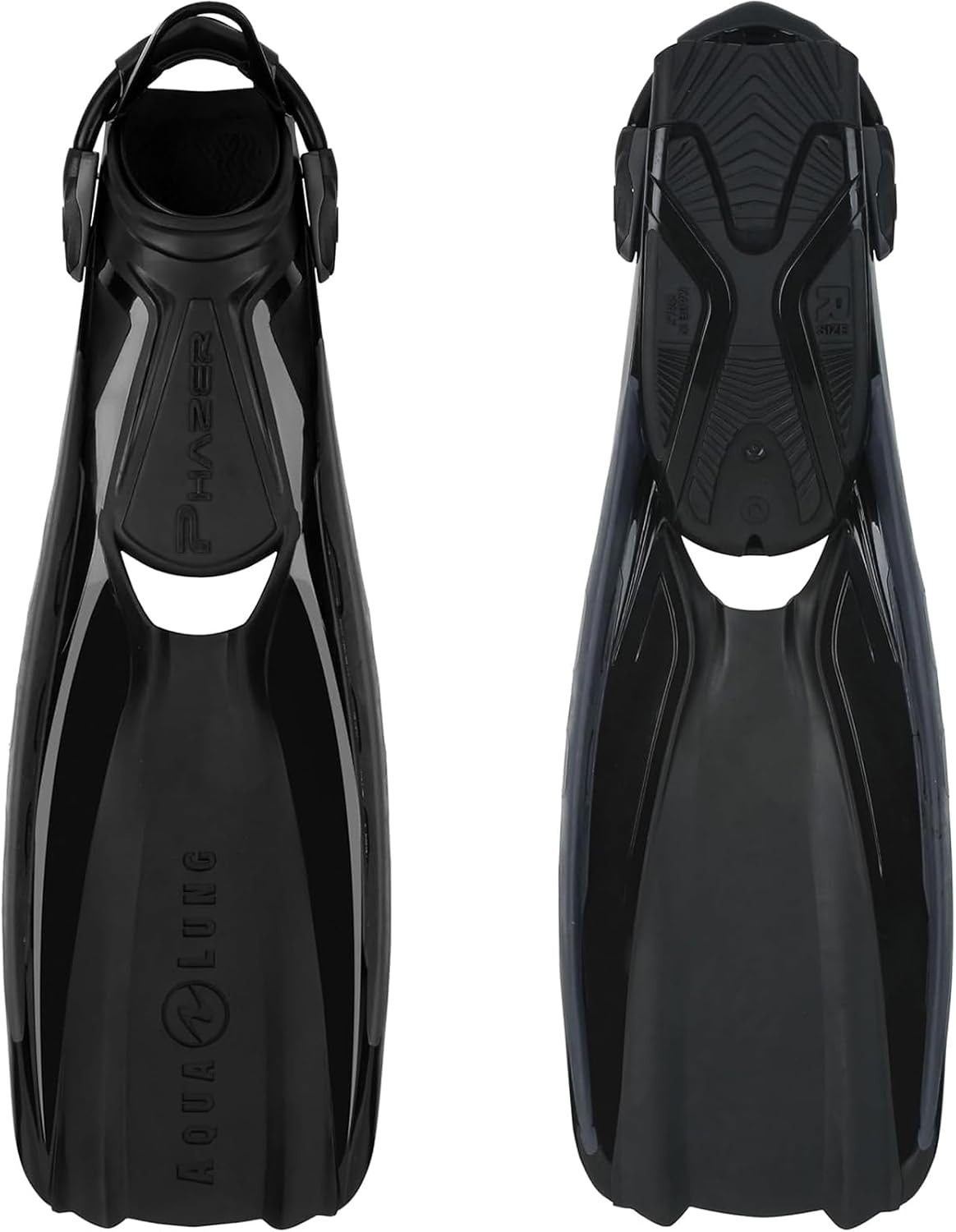 Duikvinnen Phazer met Wave Rib Zwart (61% Korting)