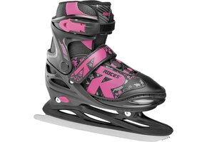 Verstelbare Schaatsen Meisjes | Jokey Ice 2.0 Girl | Zwart-Fuchsia | 34% Korting