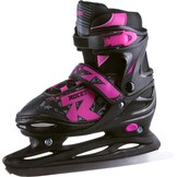 Verstelbare Schaatsen Meisjes | Jokey Ice 2.0 Girl | Zwart-Fuchsia | 34% Korting
