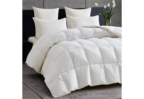 Winter Donsdekbed 155x220 cm - 50% Dons, 50% Veren - 57% Korting!