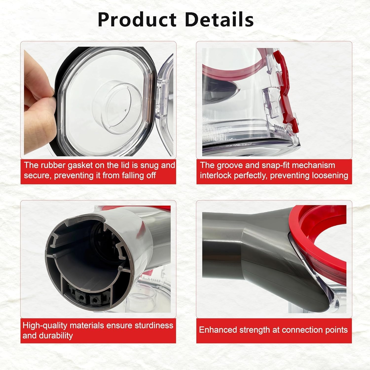 Stofbak voor Dyson V8/V7 met filter - 32% korting!
