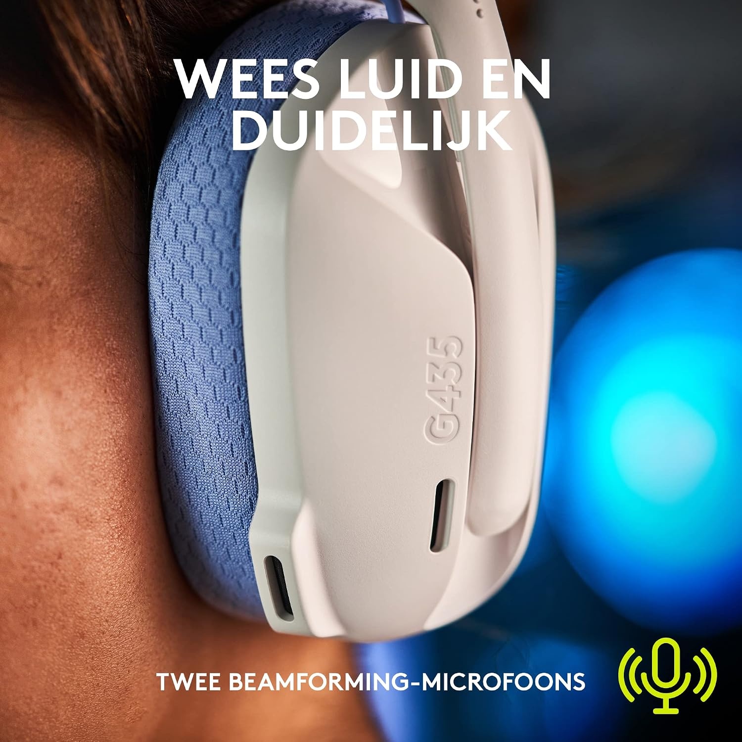 Draadloze Gaming Headset G435 Wit - 34% Korting!