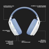 Draadloze Gaming Headset G435 Wit - 34% Korting!