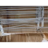 vidaXL Konijnenkooi 220x110x55 cm - Gegalvaniseerd IJzer met Korting!
