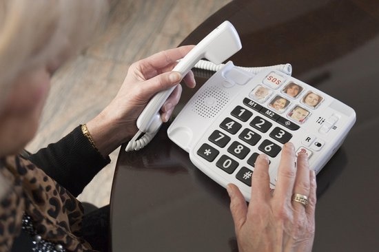 Vast Telefoon XTRA1110: Fototoetsen, Versterkt Geluid & Bellen met Korting