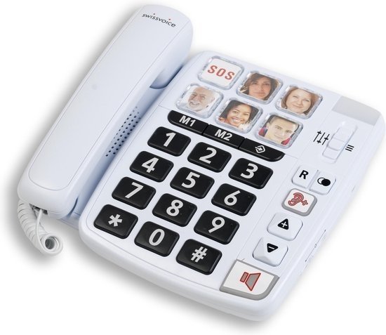 Vast Telefoon XTRA1110: Fototoetsen, Versterkt Geluid & Bellen met Korting