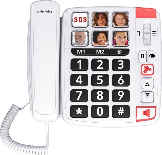 Vast Telefoon XTRA1110: Fototoetsen, Versterkt Geluid & Bellen met Korting