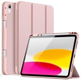 iPad Hoes Roze Goud - 11e/10e Gen - Flexibel TPU met Pennenhouder & Auto-Wake/Sleep - 53% Korting