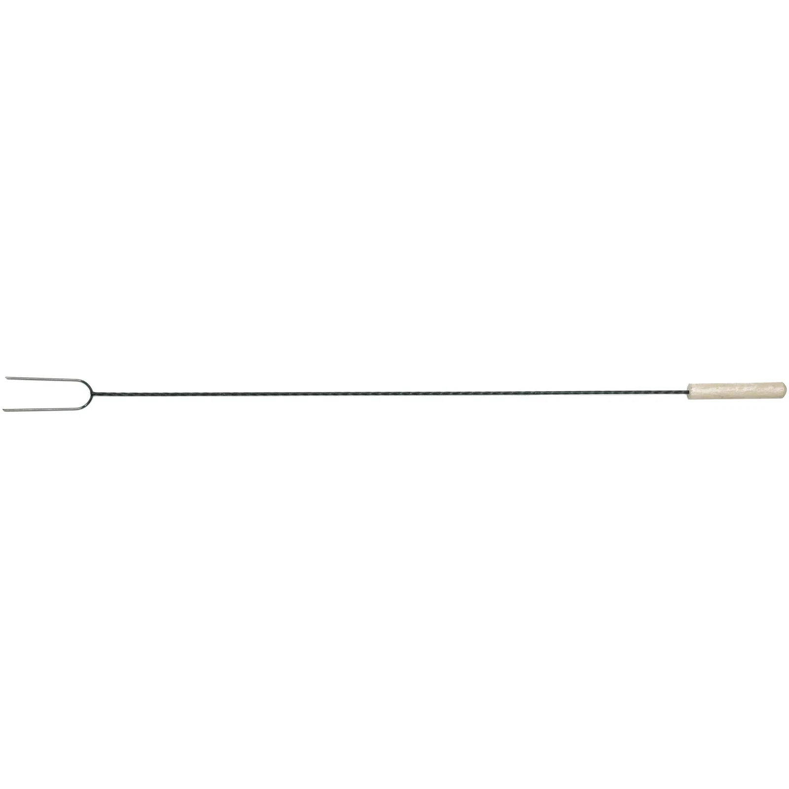100cm RVS Kampvuurspies met Houten Handvat (62% Korting!)
