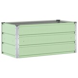 Pastelgroene Stalen Plantenbak 100x50x45cm - 56% Korting!