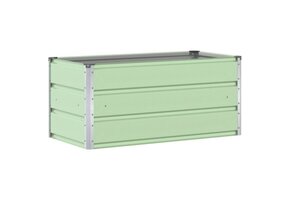 Pastelgroene Stalen Plantenbak 100x50x45cm - 56% Korting!