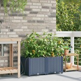 VidaXL Tuinplantbak Staal Grijs 80cm - 34% Korting