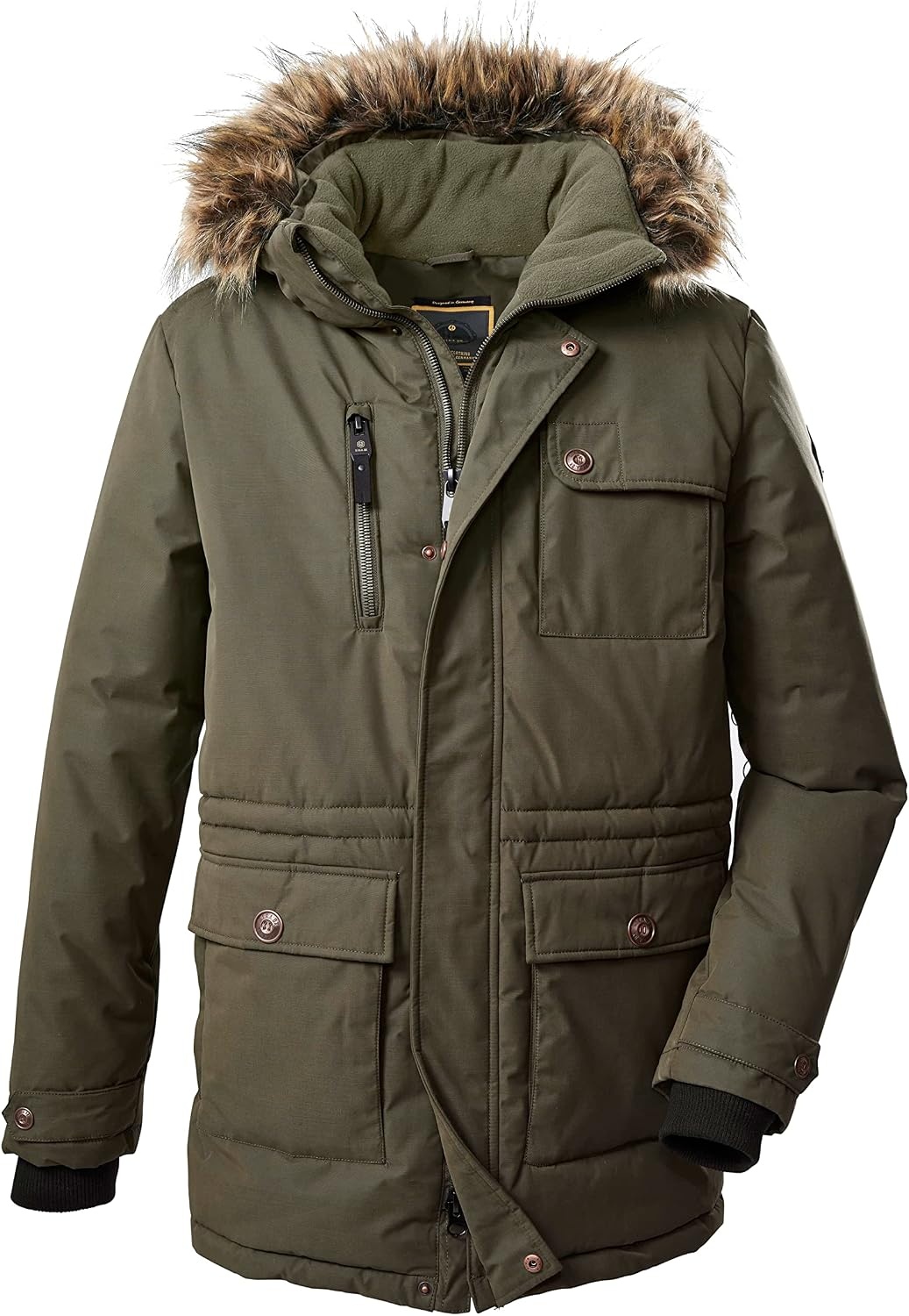 Heren Winterparka Olijfgroen | Waterafstotend & Ademend | 58% Korting