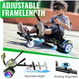 Hoverboard met Zitje - Groen | Bluetooth | LED Verlichting | 30% Korting