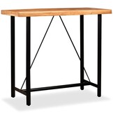 Bartafel Massief Acaciahout 120x60x107 cm met 35% Korting
